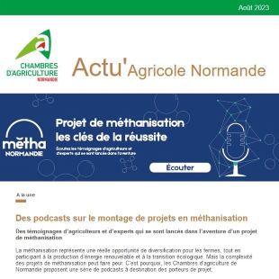 Édition de l'actualité régionale agricole en newsletter